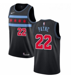 Youth Nike Chicago Bulls 22 Cameron Payne Swingman Black NBA Jersey City Edition