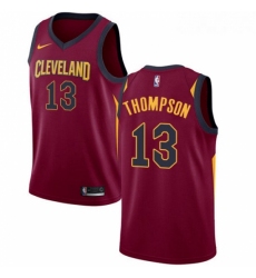 Womens Nike Cleveland Cavaliers 13 Tristan Thompson Swingman Maroon Road NBA Jersey Icon Edition