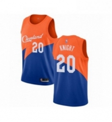 Youth Cleveland Cavaliers 20 Brandon Knight Swingman Blue Basketball Jersey City Edition 