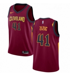 Youth Nike Cleveland Cavaliers 41 Ante Zizic Swingman Maroon NBA Jersey Icon Edition 