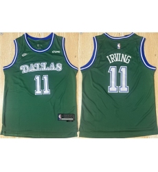 Men Dallas Mavericks 11 Kyrie Irving Green 2025 26 Classic Edition Stitched Basketball Jersey