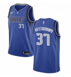 Womens Nike Dallas Mavericks 37 Kostas Antetokounmpo Swingman Royal Blue Road NBA Jersey Icon Edition 