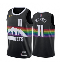 Nuggets Monte Morris City Edition 2020 Men u2019s Iron Print Jersey