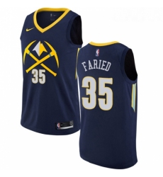 Youth Nike Denver Nuggets 35 Kenneth Faried Swingman Navy Blue NBA Jersey City Edition