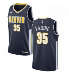 Youth Nike Denver Nuggets 35 Kenneth Faried Swingman Navy Blue Road NBA Jersey Icon Edition