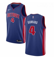 Youth Nike Detroit Pistons 4 Joe Dumars Swingman Royal Blue Road NBA Jersey Icon Edition