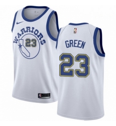 Mens Nike Golden State Warriors 23 Draymond Green Swingman White Hardwood Classics NBA Jersey