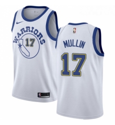 Youth Nike Golden State Warriors 17 Chris Mullin Authentic White Hardwood Classics NBA Jersey