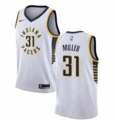 Womens Nike Indiana Pacers 31 Reggie Miller Swingman White NBA Jersey Association Edition