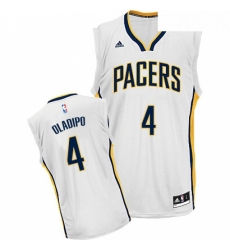 Youth Adidas Indiana Pacers 4 Victor Oladipo Swingman White Home NBA Jersey 