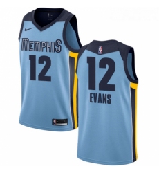 Youth Nike Memphis Grizzlies 12 Tyreke Evans Authentic Light Blue NBA Jersey Statement Edition 