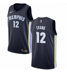 Youth Nike Memphis Grizzlies 12 Tyreke Evans Swingman Navy Blue Road NBA Jersey Icon Edition 