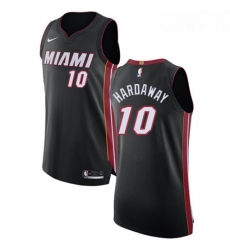 Womens Nike Miami Heat 10 Tim Hardaway Authentic Black Road NBA Jersey Icon Edition