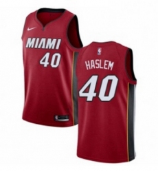 Womens Nike Miami Heat 40 Udonis Haslem Swingman Red NBA Jersey Statement Edition