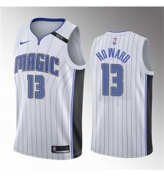 Men Orlando Magic 13 Jett Howard White 2023 Draft Association Edition Stitched Basketball Jersey