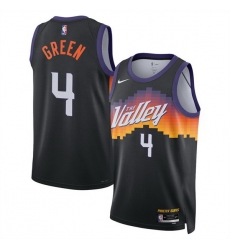 Men Phoenix Suns 4 Jalen Green Black 2025 26 City Edition Stitched Basketball Jersey