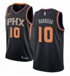 Youth Nike Phoenix Suns 10 Leandro Barbosa Swingman Black Alternate NBA Jersey Statement Edition 