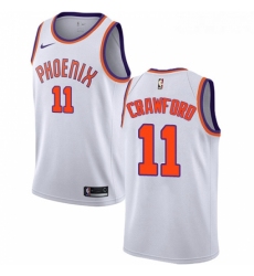 Youth Nike Phoenix Suns 11 Jamal Crawford Swingman White NBA Jersey Association Edition 