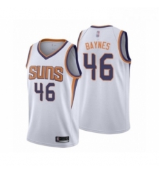 Youth Phoenix Suns 46 Aron Baynes Swingman White Basketball Jersey Association Edition 