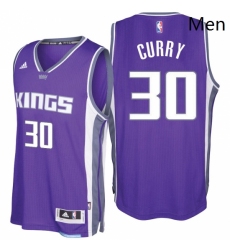 Sacramento Kings 30 Seth Curry 2016 17 Seasons Purple Road New Swingman Jersey 