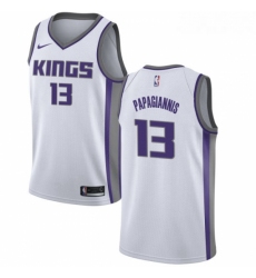 Womens Nike Sacramento Kings 13 Georgios Papagiannis Authentic White NBA Jersey Association Edition