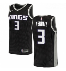 Womens Nike Sacramento Kings 3 Yogi Ferrell Swingman Black NBA Jersey Statement Edition 