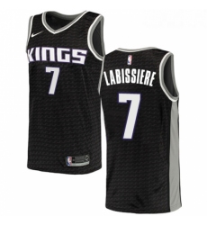 Womens Nike Sacramento Kings 7 Skal Labissiere Swingman Black NBA Jersey Statement Edition 