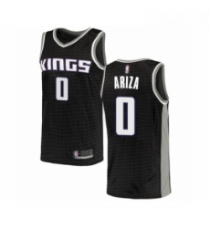 Youth Sacramento Kings 0 Trevor Ariza Swingman Black Basketball Jersey Statement Edition 