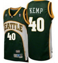 Seattle SuperSonics Shawn Kemp 40# Throwback Swingman Jersey