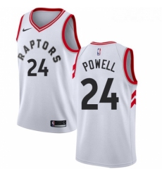 Womens Nike Toronto Raptors 24 Norman Powell Swingman White NBA Jersey Association Edition 