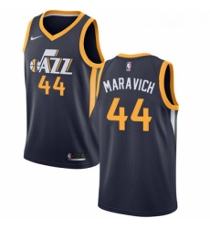 Womens Nike Utah Jazz 44 Pete Maravich Swingman Navy Blue Road NBA Jersey Icon Edition