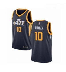 Womens Utah Jazz 10 Mike Conley Swingman Navy Blue Basketball Jersey Icon Edition 