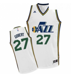 Youth Adidas Utah Jazz 27 Rudy Gobert Swingman White Home NBA Jersey