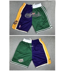 Lakers And Celtics Team 2008 NBA Finals Logo Shorts