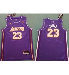 Men Los Angeles Lakers 23 LeBron James Purple 2025 Statement Edition Stitched Basketball Jersey Men Los Angeles Lakers 23 LeBron James Purple 2025 Statement Edition Stitched Basketball Jersey