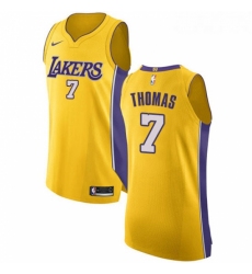 Youth Nike Los Angeles Lakers 7 Isaiah Thomas Authentic Gold Home NBA Jersey Icon Edition 