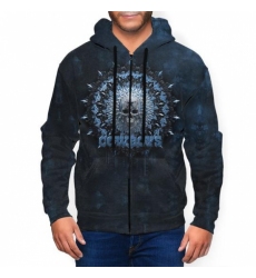 Cowboys Mens Zip Hooded Sweatshirt