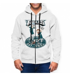 Eagle Mens Zip Hooded Sweatshirt