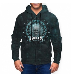 Eagles Mens Zip Hooded Sweatshirt