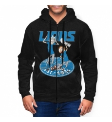 Lions Mens Zip Hooded Sweatshirt