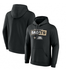 Men New Orleans Saints Black X Bud Light Pullover Hoodie