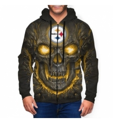 Steelers Mens Zip Hooded Sweatshirt1