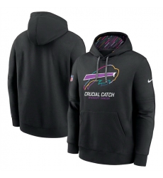 Men Buffalo Bills Black 2024 Crucial Catch Club Pullover Hoodie