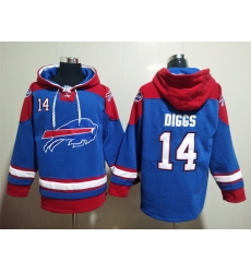 NFL Men Buffalo Bills 14 Stefon Diggs Stitched Hoodie