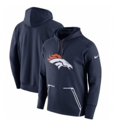 NFL Denver Broncos Nike Champ Drive Vapor Speed Pullover Hoodie Navy