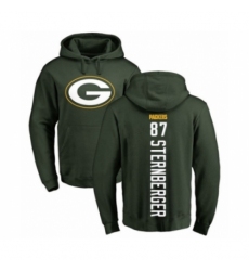 Football Green Bay Packers 87 Jace Sternberger Green Backer Hoodie