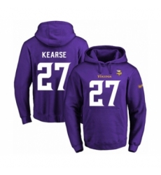 Football Mens Minnesota Vikings 27 Jayron Kearse Purple Name Number Pullover Hoodie