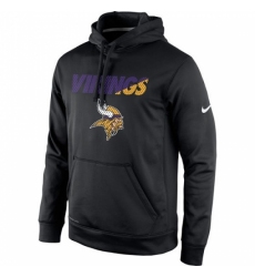 NFL Minnesota Vikings Nike Kick Off Staff Performance Pullover Hoodie Black