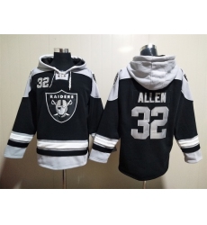 Men Las Vegas Raiders 32 Marcus Allen Stitched Hoodie