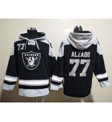 Men Las Vegas Raiders 77 John Madden Stitched Hoodie